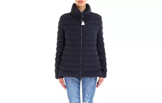 Пуховик женский синий Moncler
