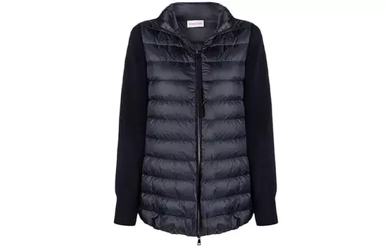 Пуховик женский синий Moncler