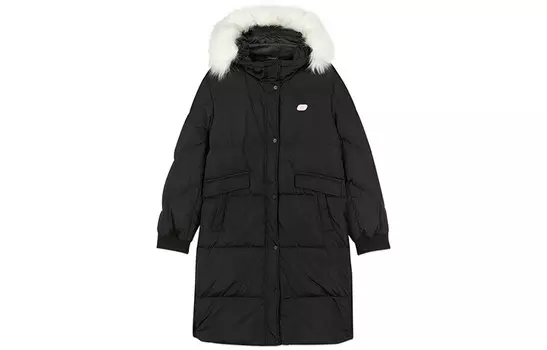 Пуховик женский Skechers, цвет Carbon Black/0018