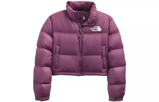 Пуховик женский сливовый The North Face