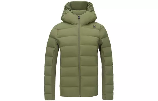 Пуховик женский Spyder, зеленый