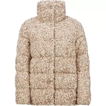 Пуховик женский светло-бежевый Moncler