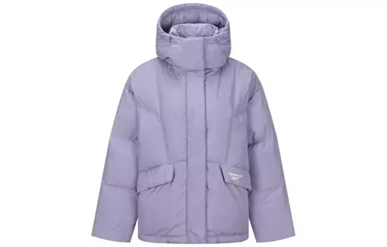 Пуховик женский светло-фиолетовый Reebok