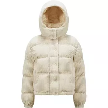 Пуховик женский светло-коричневый Moncler