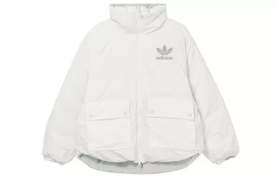 Пуховик женский светло-серый Adidas Originals