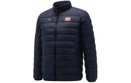 Пуховик женский темно-синий Anta, цвет Legend Blue