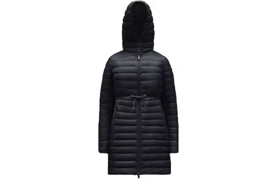 Пуховик женский темно-синий Moncler