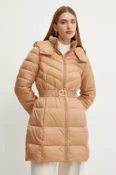 Пуховик женский Twinset, розовый