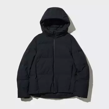 Пуховик женский Uniqlo, черный