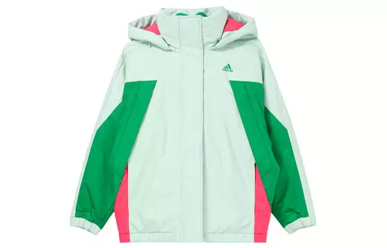 Пуховик женский зеленый Adidas