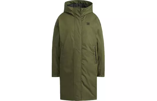 Пуховик женский зеленый Adidas Originals
