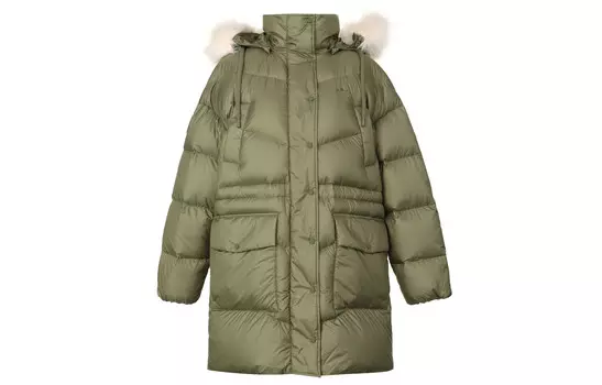Пуховик женский зеленый Adidas Originals