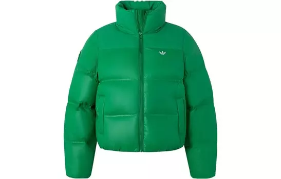 Пуховик женский зеленый Adidas Originals