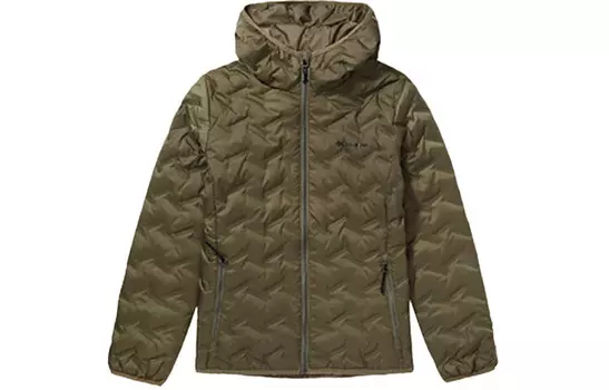 Пуховик женский зеленый Columbia