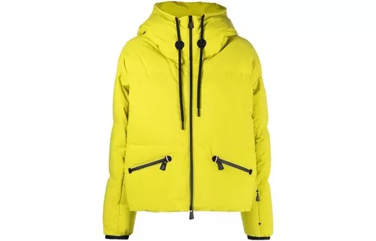 Пуховик женский зеленый Moncler