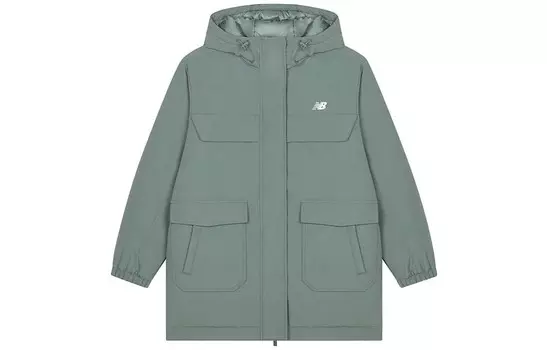 Пуховик женский зеленый New Balance