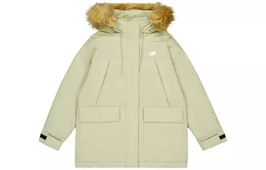 Пуховик женский зеленый New Balance