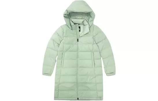 Пуховик женский зеленый The North Face