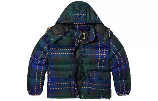Пуховик женский зеленый The North Face