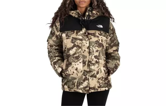 Пуховик женский зеленый The North Face, зеленый
