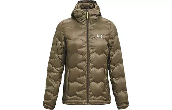 Пуховик женский зеленый Under Armour