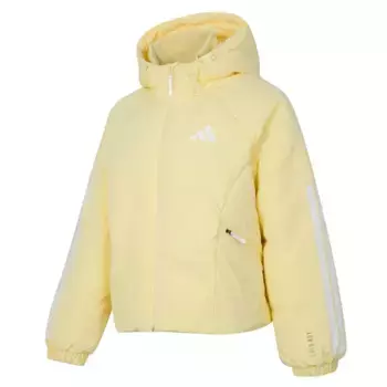 Пуховик женский желтый Adidas