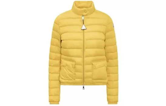 Пуховик женский желтый Moncler