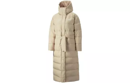 Пуховик женский желтый Puma