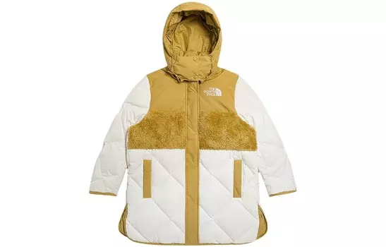 Пуховик женский желтый The North Face
