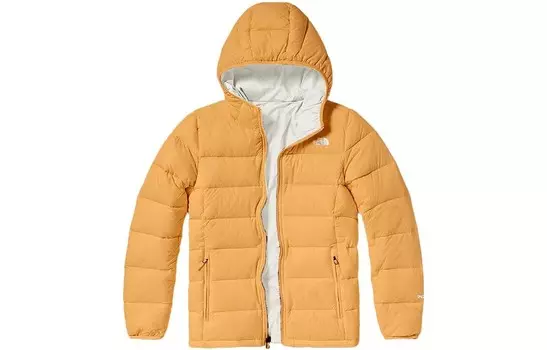Пуховик женский желтый The North Face