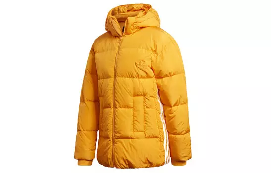 Пуховик женский золотой Adidas Originals, цвет Gold