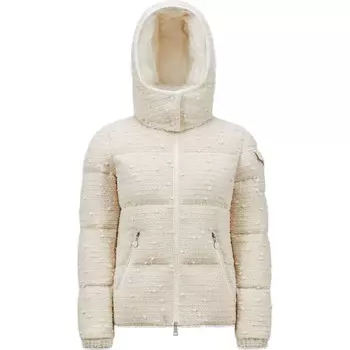 Пуховик женский золотой Moncler, золотой
