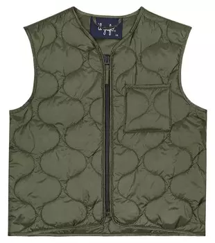 Пуховик жилет Il Gufo, зеленый