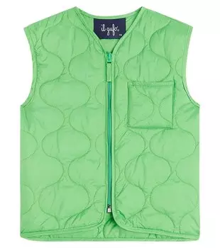 Пуховик жилет Il Gufo, зеленый