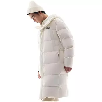 Пуховики и пальто мужские цвета слоновой кости и белого цвета Anta, цвет Ivory White