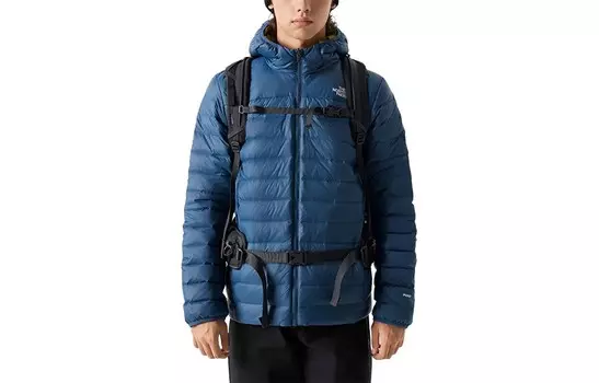 Пуховики и пальто мужские синие The North Face, синий