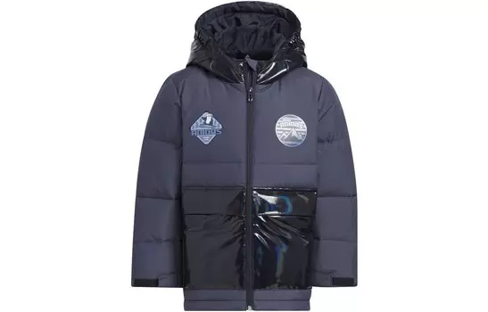 Пуховики/жилеты Adidas, темно-синий