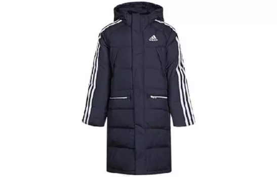 Пуховики/жилеты Adidas, темно-синий