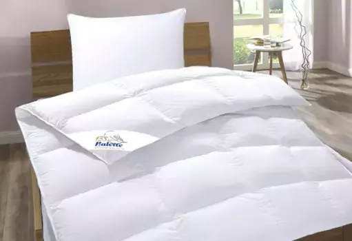 Пуховое одеяло-балетта "LILLY присвоено высшую оценку 1,3/1,1 в "теплом" тепловом классе от Hohenstein" Balette 155х220 см, белый