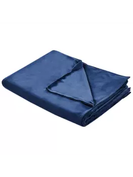 Пуховое одеяло Beliani Bezug fr Gewichts RHEA, синий