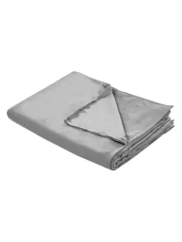 Пуховое одеяло Beliani Bezug fr Gewichts RHEA, серый