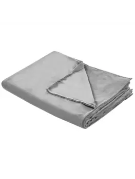 Пуховое одеяло Beliani Bezug fr Gewichts RHEA, серый