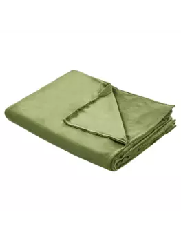 Пуховое одеяло Beliani Bezug fr Gewichts RHEA, зеленый