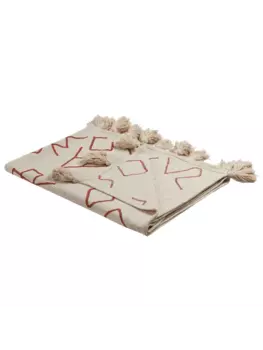 Пуховое одеяло Beliani Kuschel BHIWANI, цвет beige/rot