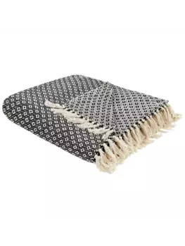 Пуховое одеяло Beliani Kuschel CHYAMA, черный/белый