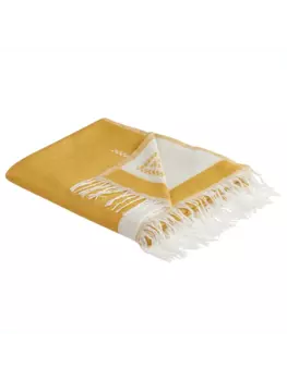 Пуховое одеяло Beliani Kuschel JALKINI, цвет gelb/wei