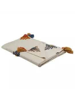 Пуховое одеяло Beliani Kuschel MUNGER, цвет bunt/blau/beige