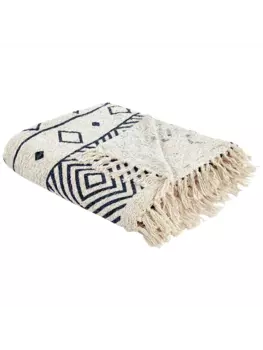 Пуховое одеяло Beliani Kuschel NAJUY, цвет beige/blau