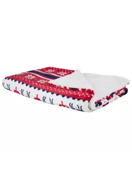 Пуховое одеяло Beliani Kuschel REKA, цвет rot/wei/blau