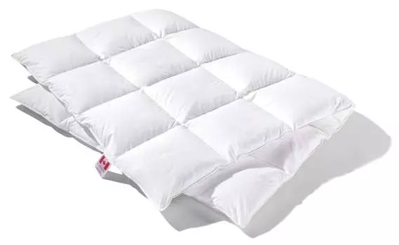 Пуховое одеяло Canada Extra Warm Premium 135х200 80% пух 100% хлопок белый Otto Keller